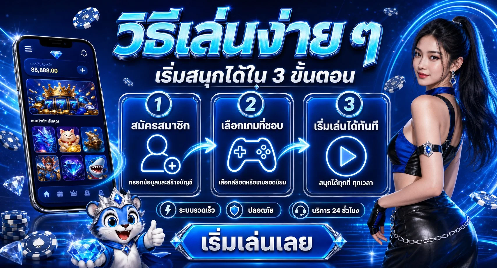 วิธีสมัคร AMIRI77 ขั้นตอนง่าย ๆ ฝากถอนออโต้
